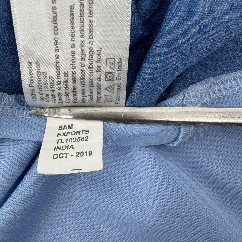 Greg Norman ML75 Womens Large Play Dry Blue Sleeveless Quarter Zip Golf Dress - Picture 7 of 7